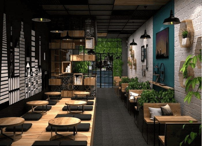 Thiết kế quán café có diện tích nhỏ theo phong cách Scandinavia