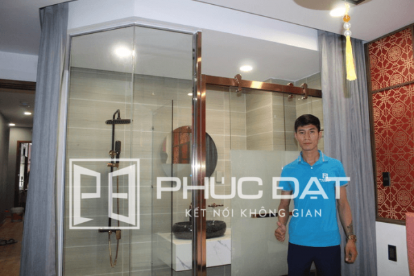 Mẫu nhà tắm đẹp 2022 Phúc Đạt thi công cho hệ thống khách sạn 3*.