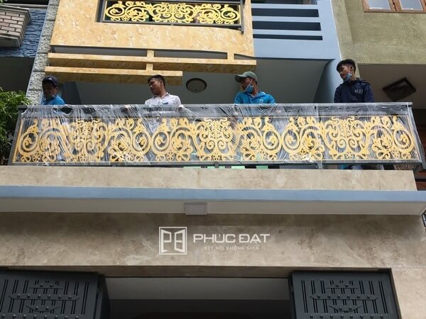 Công trình cửa nhôm & lan can sắt CNC tại Quận 9, TP.Thủ Đức 4 lan can sat cnc quan 9 tp thu duc 2