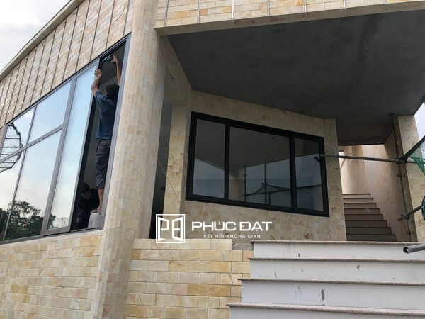 Công trình nhôm kính penhouse tòa Tháp Doanh Nhân Thanh Bình, Hà Đông 3 cong trinh nhom kinh cho penhouse toa thap doanh nhan thanh binh ha dong ha noi 5