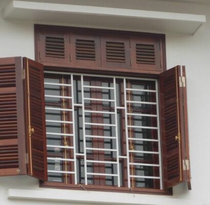 Mẫu khung bảo vệ cửa sổ bằng sắt thông dụng